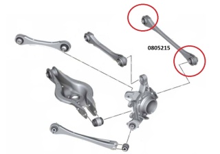 Tuleja drążka tylnego - MPBS: 0805215